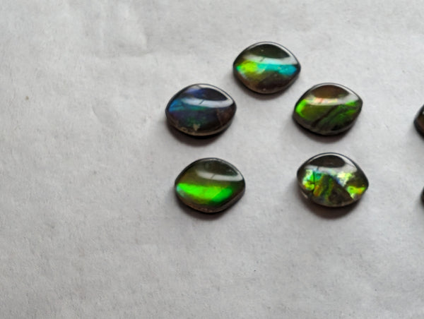 Marquise Ammolite gemstone size 8X10mm natural and genuine : E00bundle33