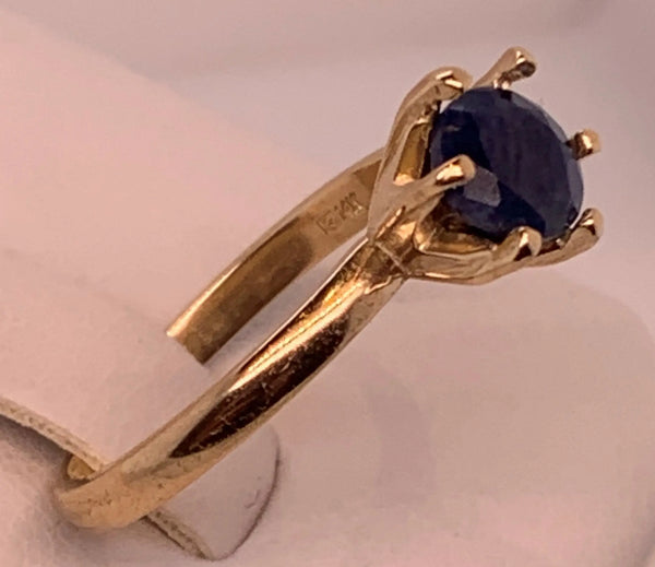 Birthstone 14K Yellow Gold Ring with 6mm Gemstone PN: E6519417 %product from Empire Ammolite