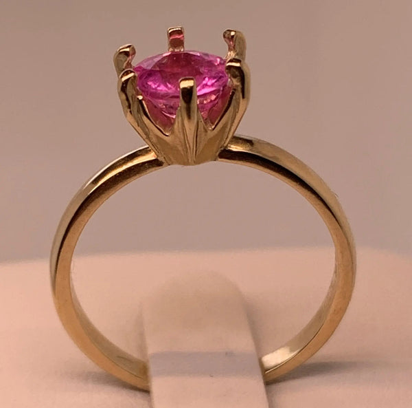 Birthstone 14K Yellow Gold Ring with 6mm Gemstone PN: E6519417 %product from Empire Ammolite