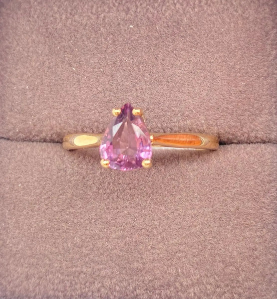 Pink Spinel Ring with a 1.01ct Gem Set in Gold Ring PN E419