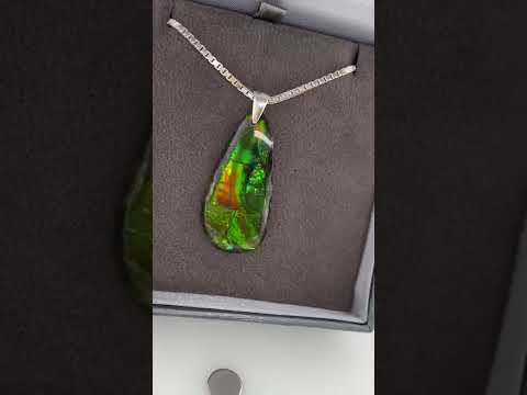 Ammolite Silver Freeforms Video PN E21341