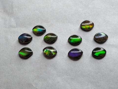 Marquise Ammolite gemstone size 8X10mm natural and genuine : E00bundle33