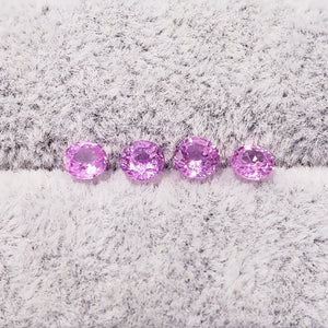 Pink Sapphire 4mm natural and genuine quality : E00bundle11