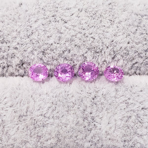 Pink Sapphire 4mm natural and genuine quality gemstone: E00bundle11