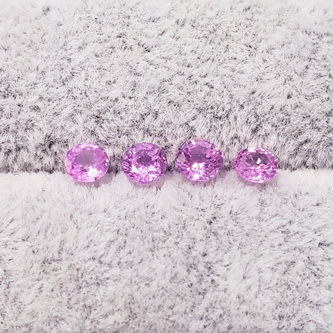 Pink Sapphire 4mm natural and genuine quality gemstone: E00bundle11