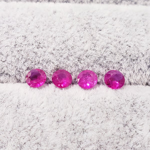 Ruby 4mm natural and genuine quality : E00bundle8