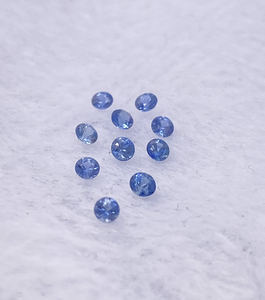Blue Sapphire 2mm natural and genuine quality : E00bundle52
