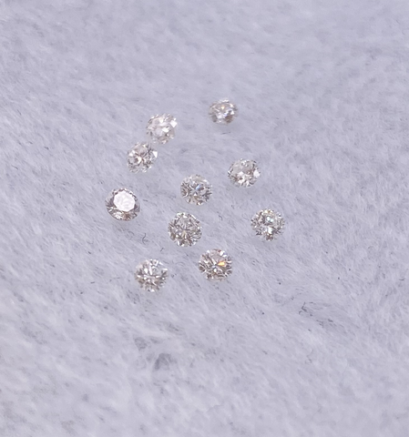 Diamond 2mm VS1 natural and genuine quality gemstone: E00bundle47