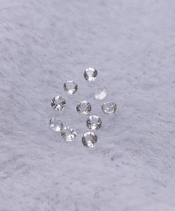 White Topaz 2mm natural and genuine quality : E00bundle46