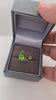 Ammolite Silver Split Ring with a Peridot Accent Video PN E20612