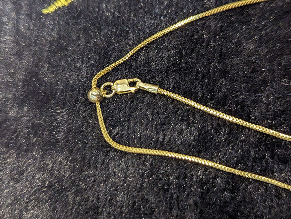 Adjustable 14/20 Gold Chain 22 inches in Length PN AY004