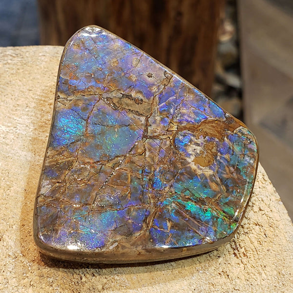 Ammolite Art Piece 50x57mm PN E137B