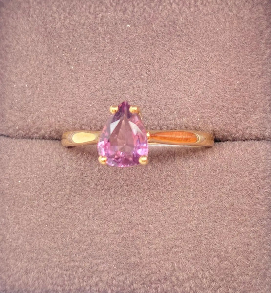 Pink Spinel Ring with a 1.01ct Gem Set in Gold Ring PN E419 
