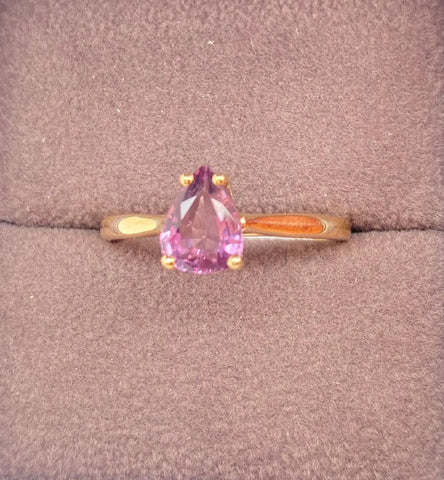 Pink Spinel Ring with a 1.01ct Gem Set in Gold Ring PN E419 