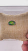 Ammolite Bean Shaped Silver Pin Video PN E10373 