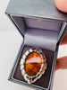 Ammolite Silver Oval Big Ring Video PN E20334 