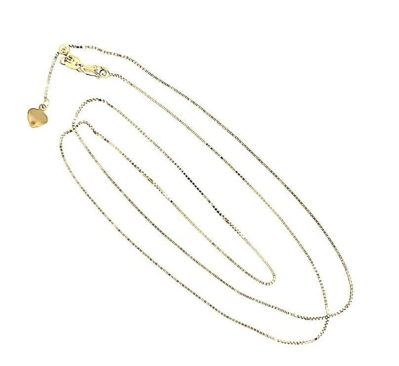 Adjustable Gold Chain -  22inch Chain